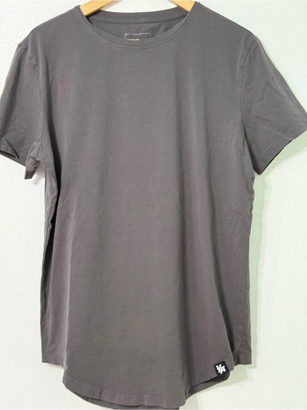 YoungLA Men's Crewneck Tee in Gray XL